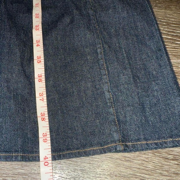 Polo Ralph Lauren long sleeve button down Dark Wash Denim Shirt Dress SZ 6 - Picture 8 of 8